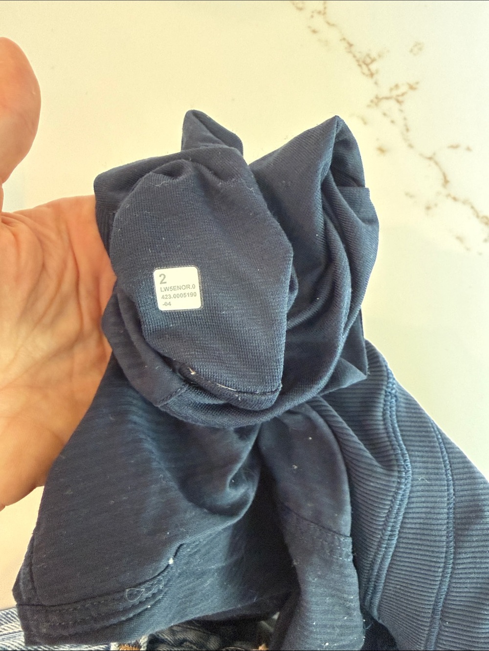 Navy Lululemon dance studio pants size 2 - Picture 3 of 3